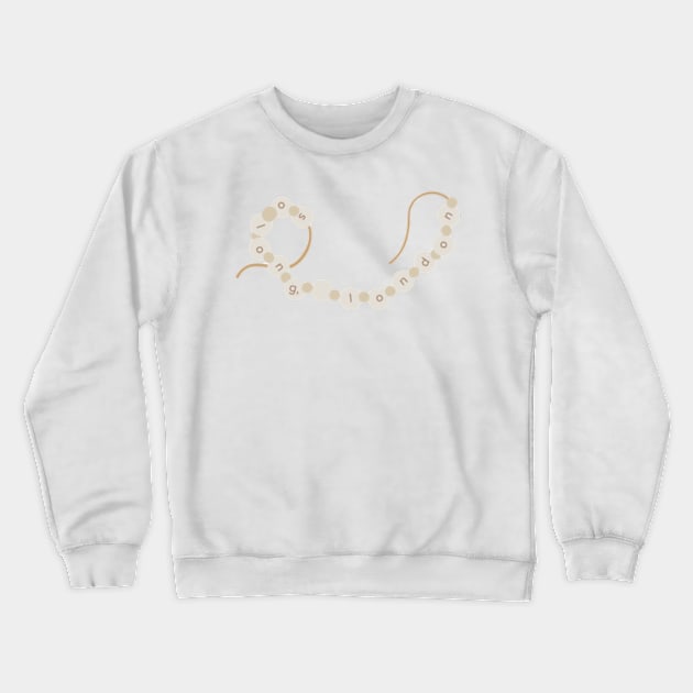 So long, London Friendship Bracelet Crewneck Sweatshirt by canderson13